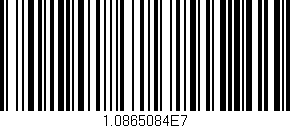 Código de barras (EAN, GTIN, SKU, ISBN): '1.0865084E7'