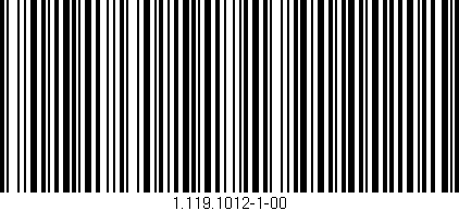 Código de barras (EAN, GTIN, SKU, ISBN): '1.119.1012-1-00'