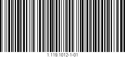 Código de barras (EAN, GTIN, SKU, ISBN): '1.119.1012-1-01'