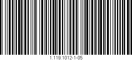 Código de barras (EAN, GTIN, SKU, ISBN): '1.119.1012-1-05'