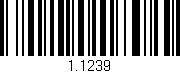 Código de barras (EAN, GTIN, SKU, ISBN): '1.1239'