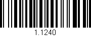 Código de barras (EAN, GTIN, SKU, ISBN): '1.1240'
