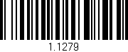 Código de barras (EAN, GTIN, SKU, ISBN): '1.1279'