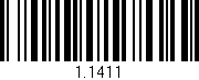 Código de barras (EAN, GTIN, SKU, ISBN): '1.1411'