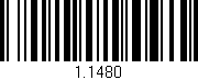 Código de barras (EAN, GTIN, SKU, ISBN): '1.1480'