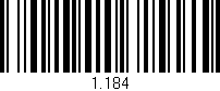 Código de barras (EAN, GTIN, SKU, ISBN): '1.184'