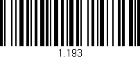 Código de barras (EAN, GTIN, SKU, ISBN): '1.193'