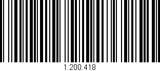 Código de barras (EAN, GTIN, SKU, ISBN): '1.200.418'