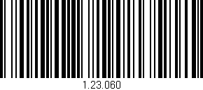 Código de barras (EAN, GTIN, SKU, ISBN): '1.23.060'