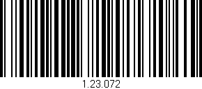 Código de barras (EAN, GTIN, SKU, ISBN): '1.23.072'
