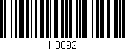 Código de barras (EAN, GTIN, SKU, ISBN): '1.3092'