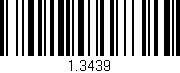 Código de barras (EAN, GTIN, SKU, ISBN): '1.3439'