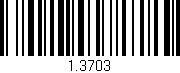 Código de barras (EAN, GTIN, SKU, ISBN): '1.3703'