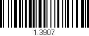 Código de barras (EAN, GTIN, SKU, ISBN): '1.3907'