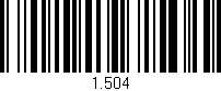 Código de barras (EAN, GTIN, SKU, ISBN): '1.504'