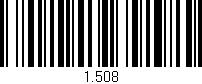 Código de barras (EAN, GTIN, SKU, ISBN): '1.508'