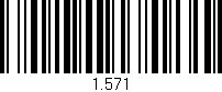Código de barras (EAN, GTIN, SKU, ISBN): '1.571'