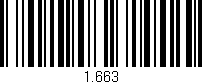 Código de barras (EAN, GTIN, SKU, ISBN): '1.663'