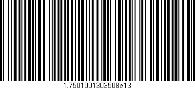 Código de barras (EAN, GTIN, SKU, ISBN): '1.7501001303508E13'