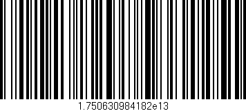 Código de barras (EAN, GTIN, SKU, ISBN): '1.750630984182e13'