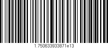 Código de barras (EAN, GTIN, SKU, ISBN): '1.750633933871E13'