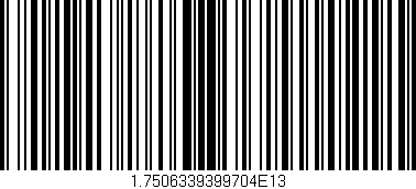 Código de barras (EAN, GTIN, SKU, ISBN): '1.7506339399704E13'