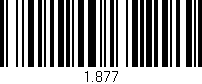 Código de barras (EAN, GTIN, SKU, ISBN): '1.877'