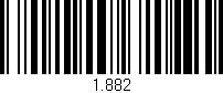 Código de barras (EAN, GTIN, SKU, ISBN): '1.882'