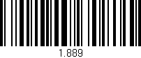 Código de barras (EAN, GTIN, SKU, ISBN): '1.889'