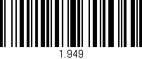 Código de barras (EAN, GTIN, SKU, ISBN): '1.949'
