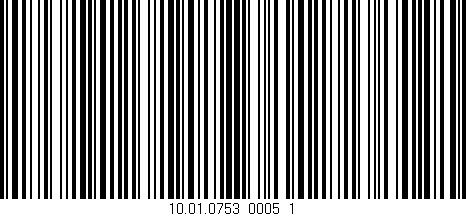 Código de barras (EAN, GTIN, SKU, ISBN): '10.01.0753_0005_1'