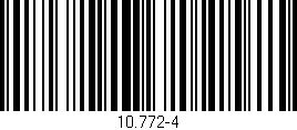 Código de barras (EAN, GTIN, SKU, ISBN): '10.772-4'