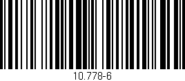 Código de barras (EAN, GTIN, SKU, ISBN): '10.778-6'