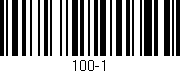 Código de barras (EAN, GTIN, SKU, ISBN): '100-1'