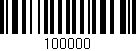 Código de barras (EAN, GTIN, SKU, ISBN): '100000'