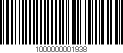Código de barras (EAN, GTIN, SKU, ISBN): '1000000001938'