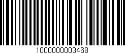 Código de barras (EAN, GTIN, SKU, ISBN): '1000000003468'