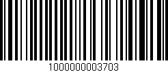 Código de barras (EAN, GTIN, SKU, ISBN): '1000000003703'