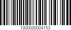 Código de barras (EAN, GTIN, SKU, ISBN): '1000000004153'