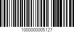 Código de barras (EAN, GTIN, SKU, ISBN): '1000000005127'