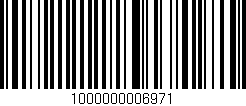 Código de barras (EAN, GTIN, SKU, ISBN): '1000000006971'