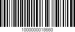 Código de barras (EAN, GTIN, SKU, ISBN): '1000000018660'