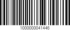 Código de barras (EAN, GTIN, SKU, ISBN): '1000000041446'