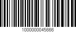 Código de barras (EAN, GTIN, SKU, ISBN): '1000000045666'