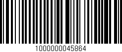 Código de barras (EAN, GTIN, SKU, ISBN): '1000000045864'