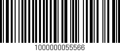 Código de barras (EAN, GTIN, SKU, ISBN): '1000000055566'