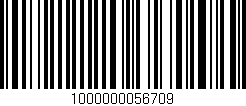 Código de barras (EAN, GTIN, SKU, ISBN): '1000000056709'