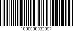 Código de barras (EAN, GTIN, SKU, ISBN): '1000000062397'