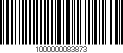 Código de barras (EAN, GTIN, SKU, ISBN): '1000000083873'