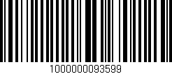 Código de barras (EAN, GTIN, SKU, ISBN): '1000000093599'